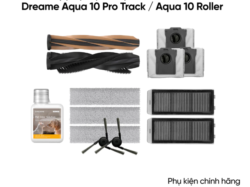 Phụ kiện thay thế dành cho Dreame Aqua 10 Pro Track bản quốc tế - Phụ kiện chính hãng